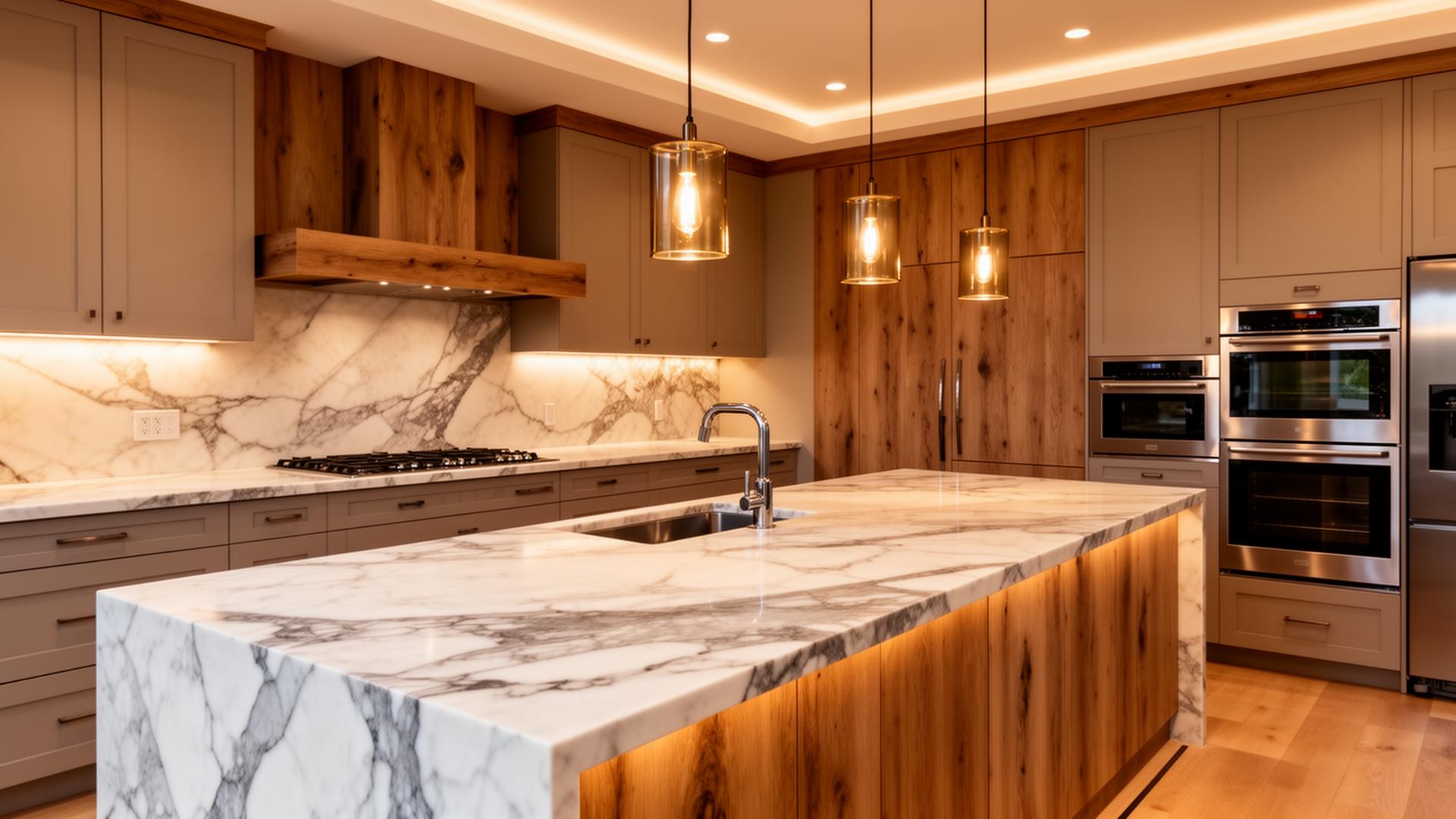 Luxury kitchen remodel by Evercraft Remodeling Group in Denver